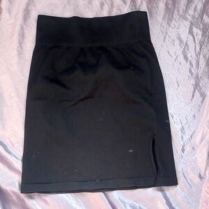 Black Tight Mini Skirt